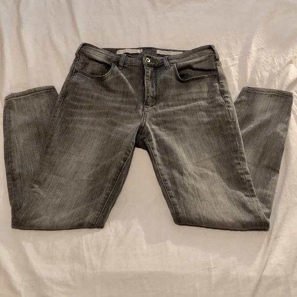 PILCRO Anthropologie grey high-rise skinny jean 31 - Picture 2 of 5